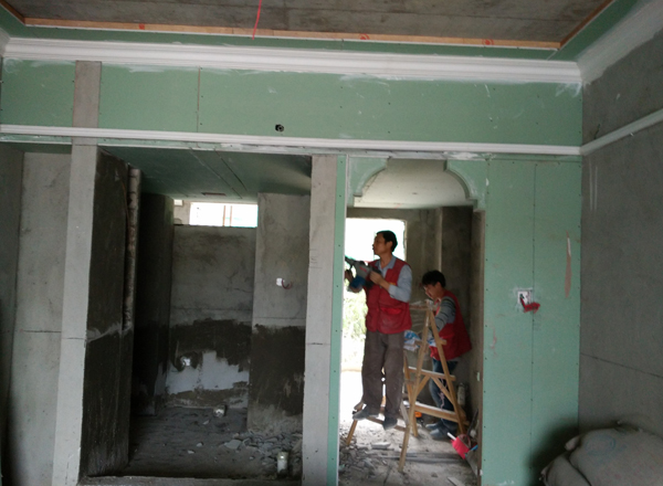 海南金源湖休閑度假養(yǎng)生中心室內(nèi)裝修施工實景圖