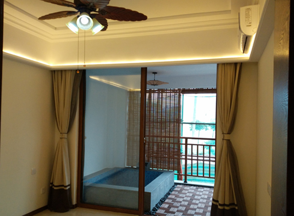 海南金源湖休閑度假養(yǎng)生中心室內(nèi)裝修施工實景圖