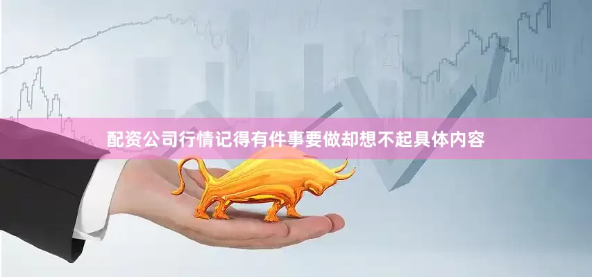 配资公司行情记得有件事要做却想不起具体内容